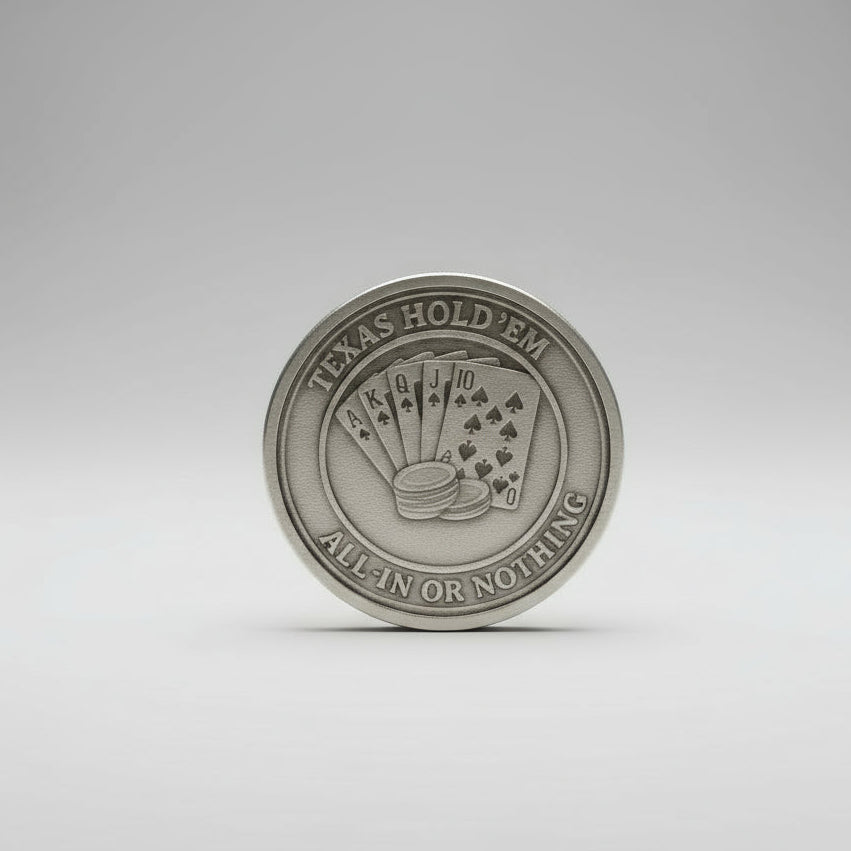 Brass Poker Coin Guard Protectors