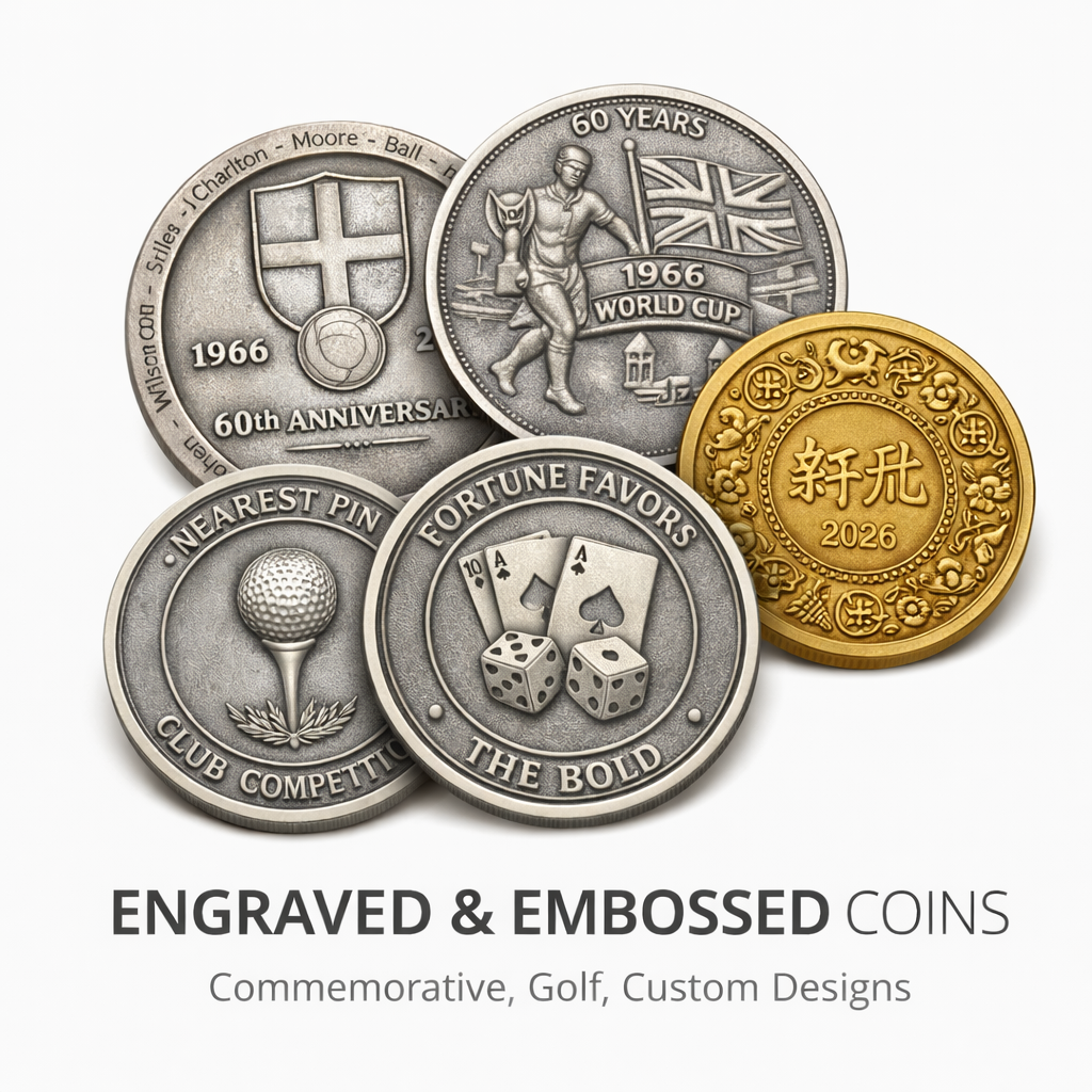 Engraved & Embossed Coins