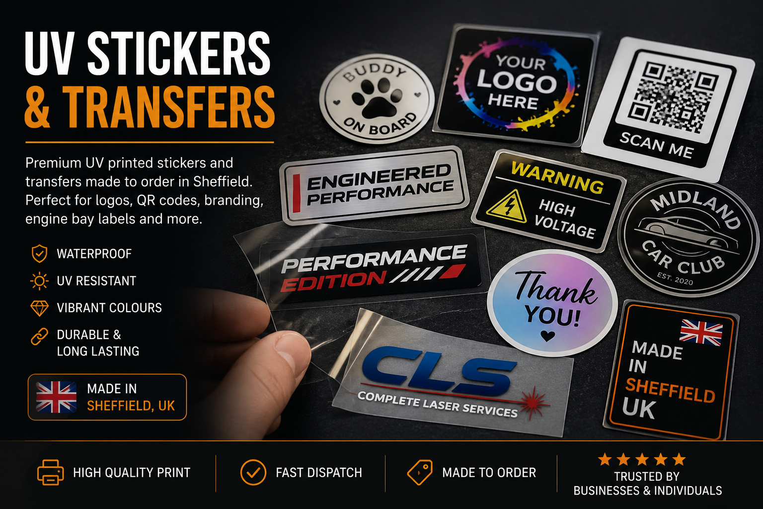 UV Stickers & Transfers