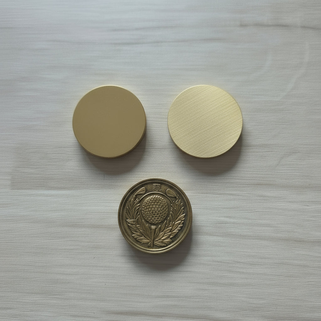Personalized Golf Ball Markers/Nearest the Pin 32mm Brass Coin Any Text Image