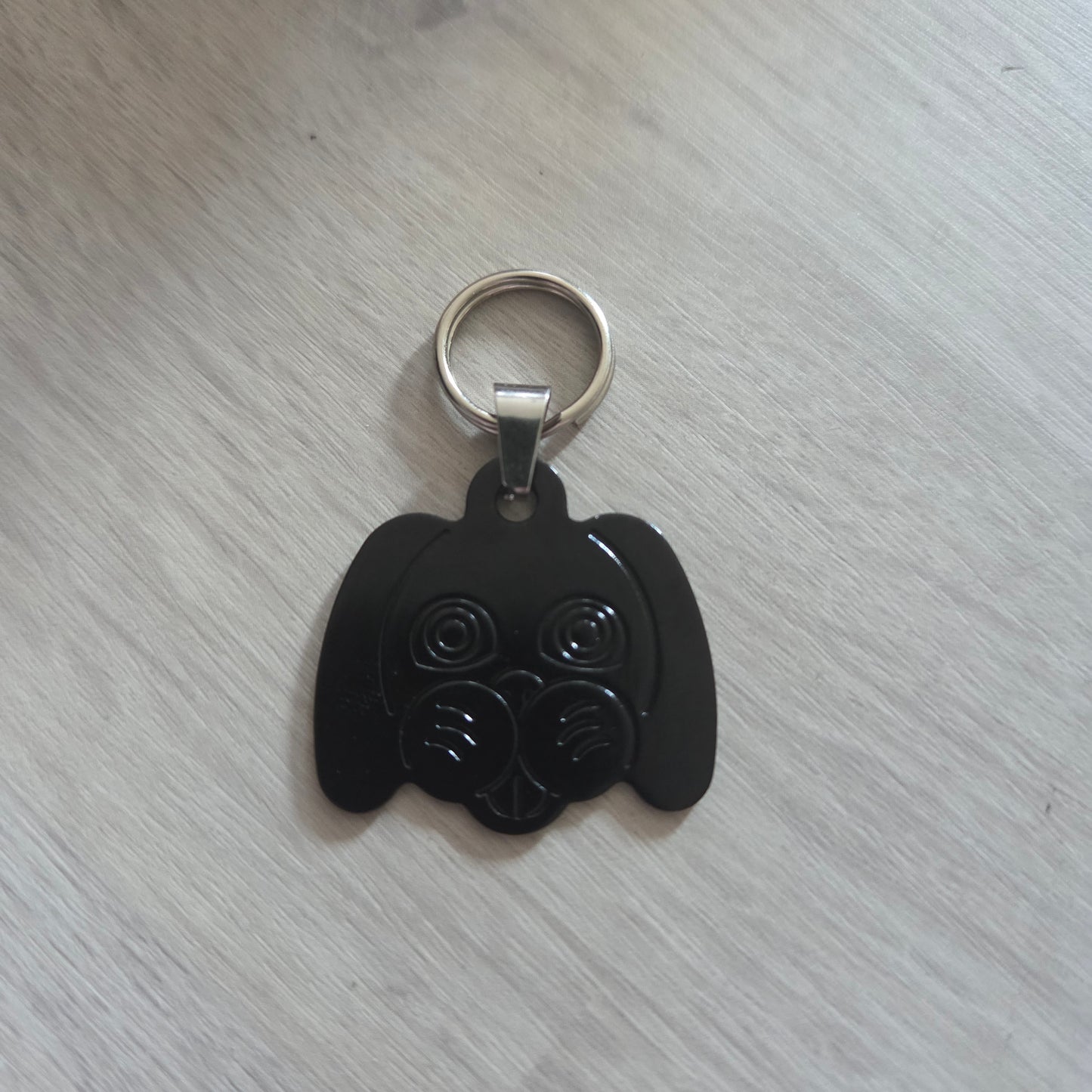 Lost Pet ID Tags Personalised Multi-coloured Dog Shaped Tags