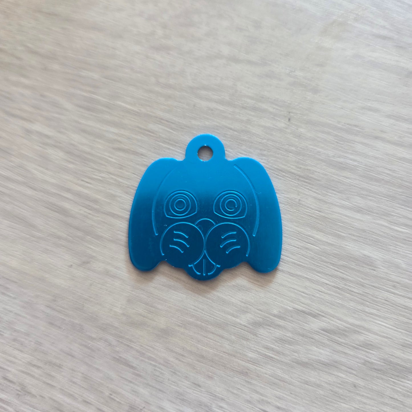 Lost Pet ID Tags Personalised Multi-coloured Dog Shaped Tags