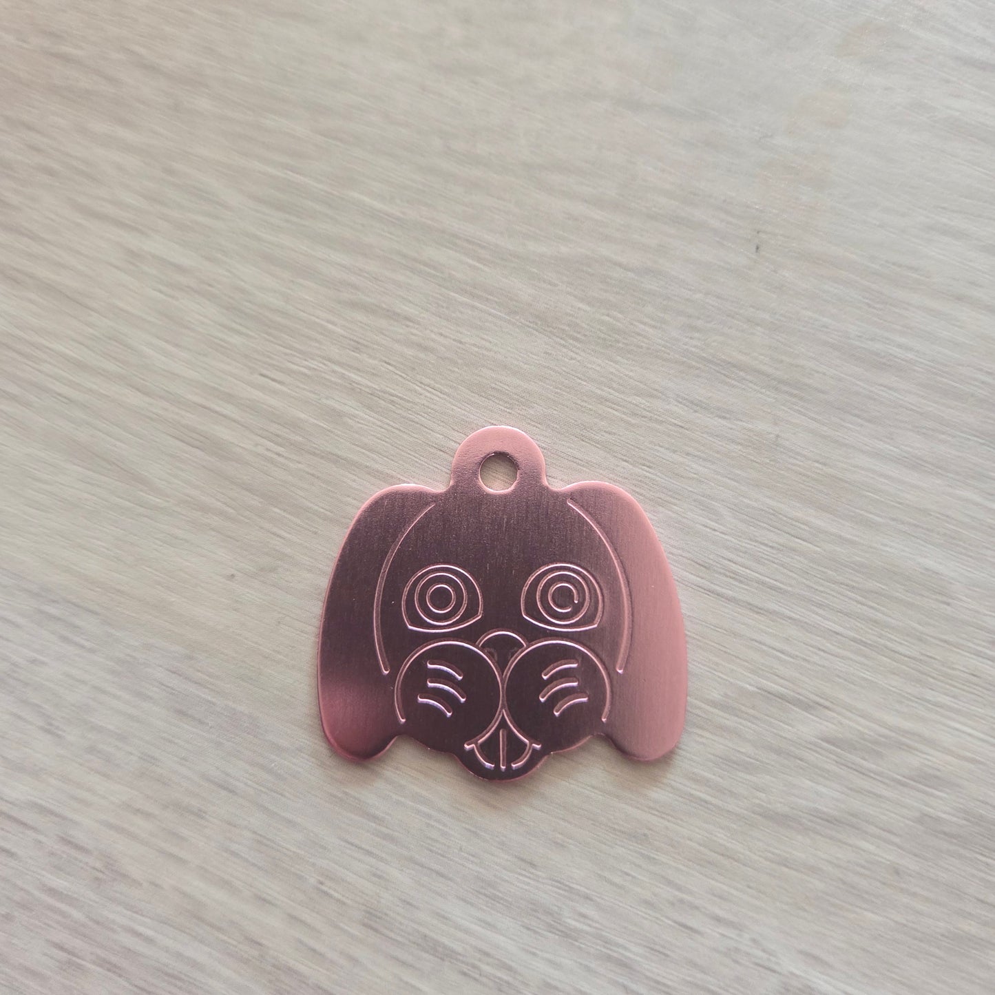 Lost Pet ID Tags Personalised Multi-coloured Dog Shaped Tags