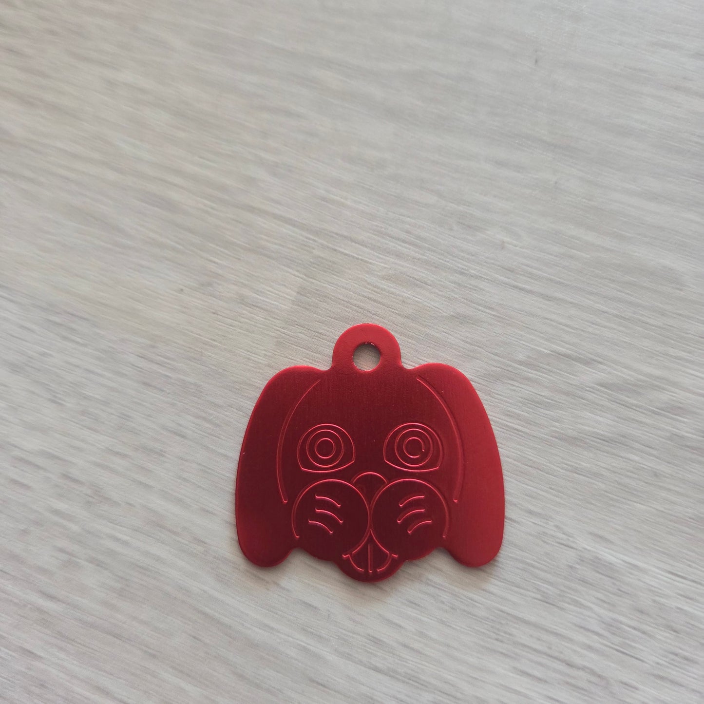 Lost Pet ID Tags Personalised Multi-coloured Dog Shaped Tags