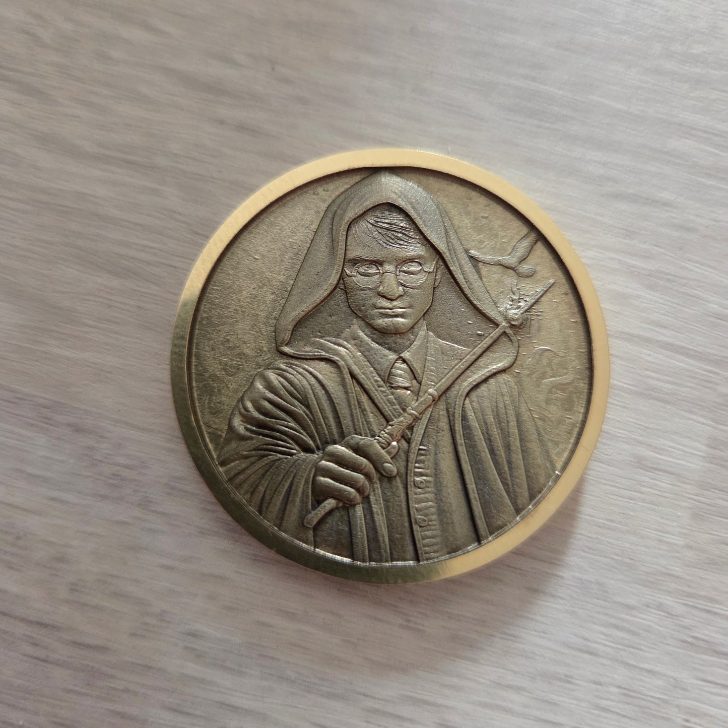 Harry Potter Brass Challenge Coin 40mm