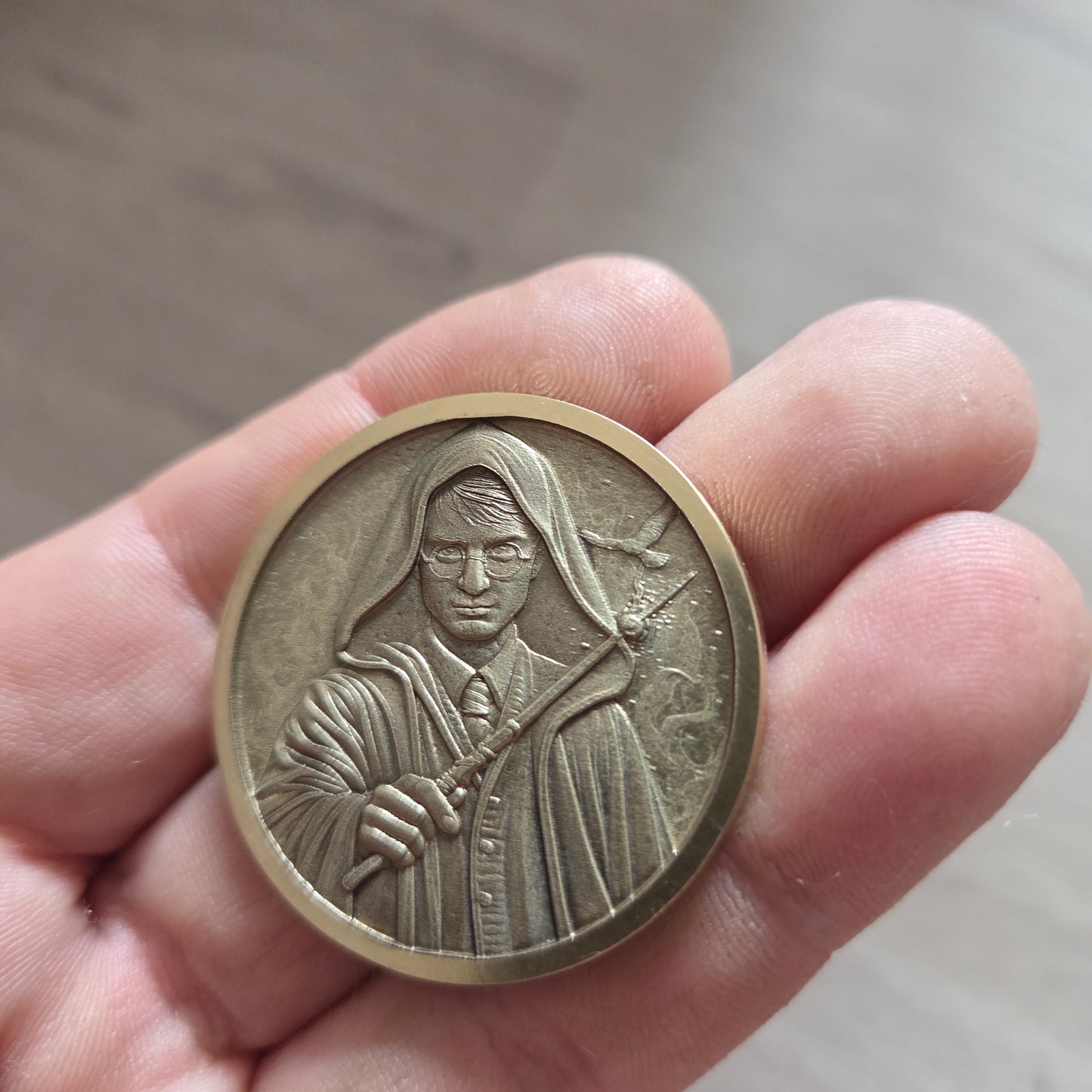 Harry Potter Brass Challenge Coin 40mm