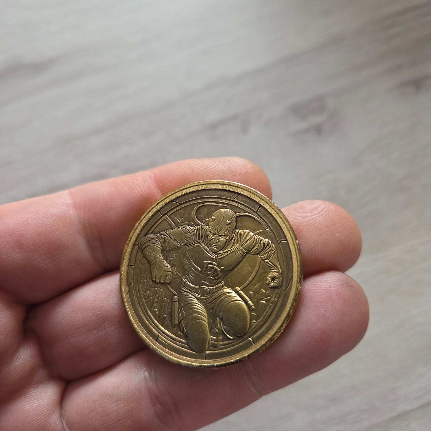 Marvels Character Daredevil Brass Coin