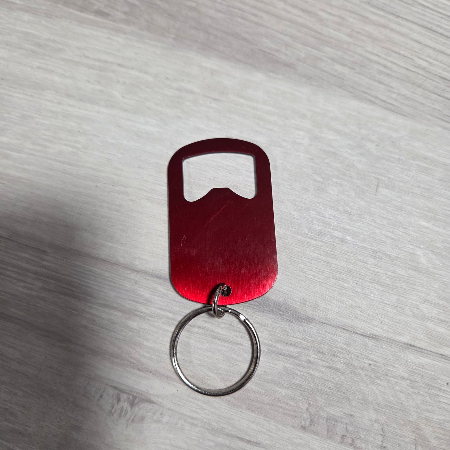Personalised Metal Bottle Opener Key Ring