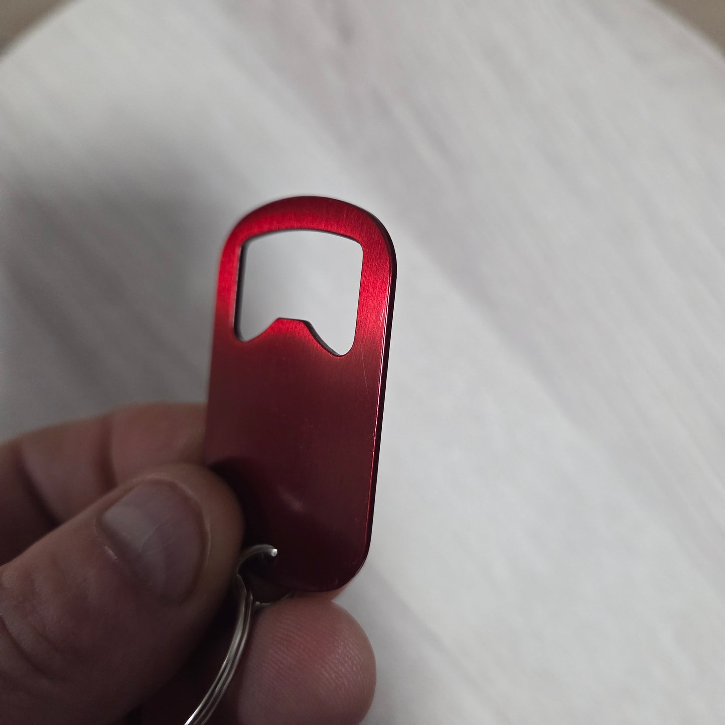 Personalised Metal Bottle Opener Key Ring