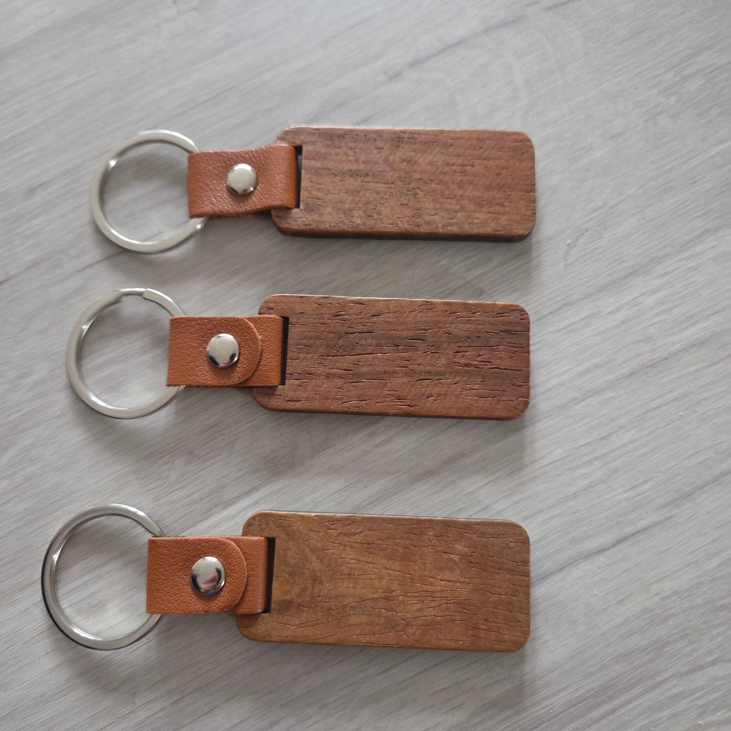 Wooden Keychains, Personalised Keyrings, Custom Keyfobs