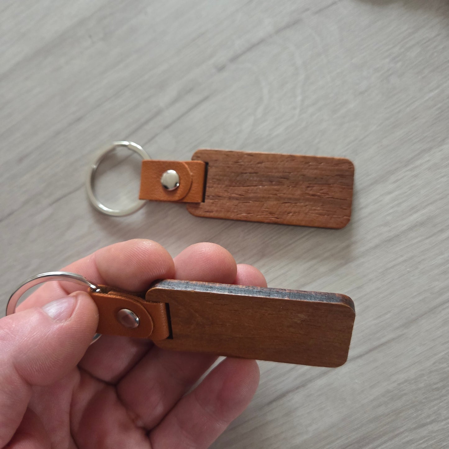 Wooden Keychains, Personalised Keyrings, Custom Keyfobs