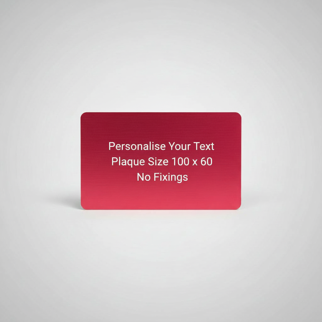 House Door Signs Personalised Etched Metal Sign Ring Bell/Parcels or Own Message