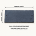 Personalised slate sign measuring approximately 300 × 120mm