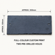 Personalised slate sign measuring approximately 300 × 120mm
